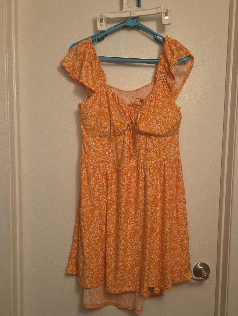 No Boundaries Yellow Floral Midi Dress